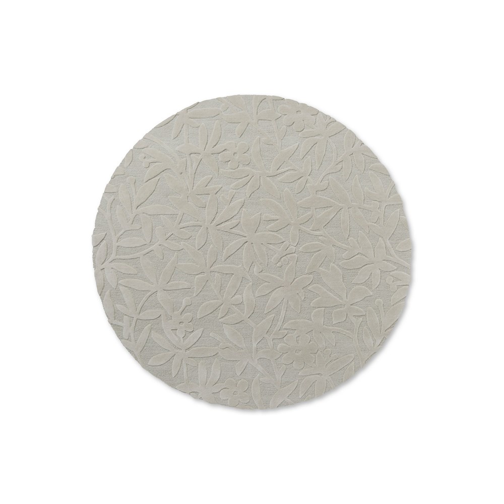 Cleavers 080901 Circle Rug by Laura Ashley in Natural